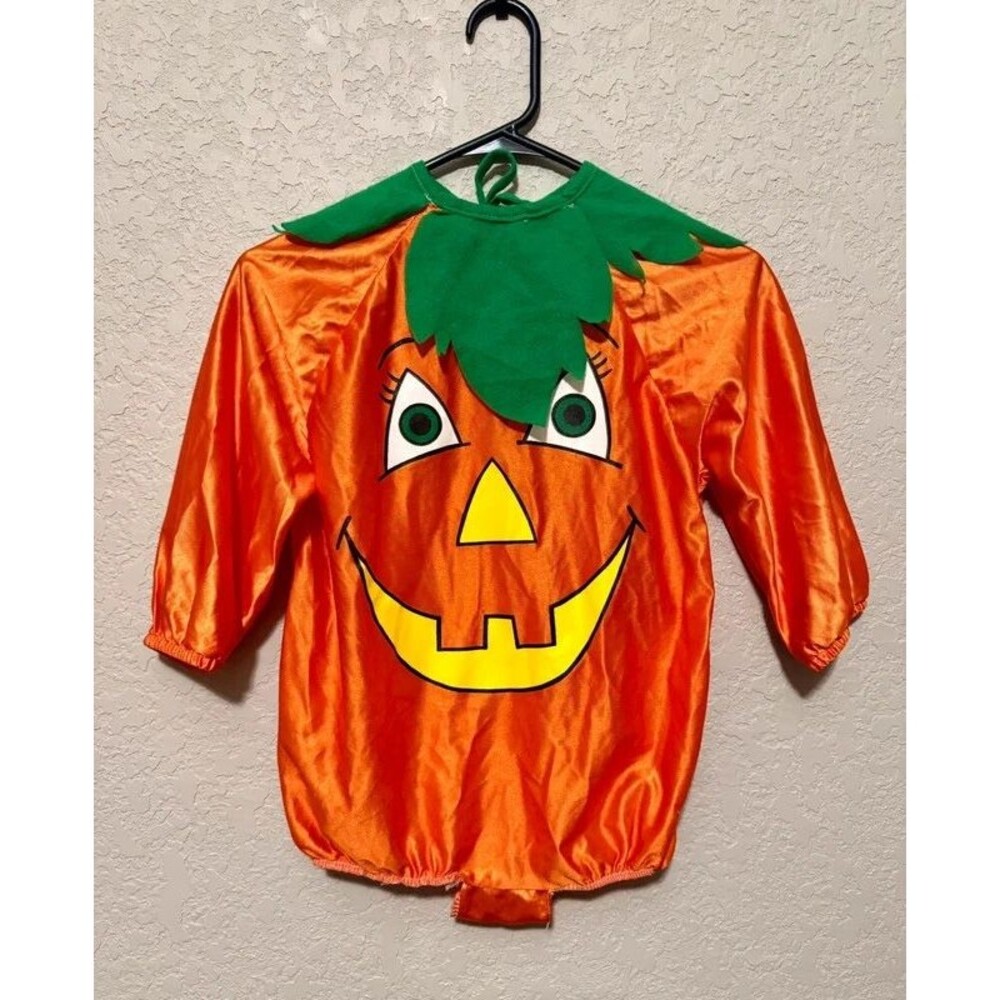 Vintage Rubie’s Jack-O’-Lantern Pumpkin Halloween Costume – Child Small